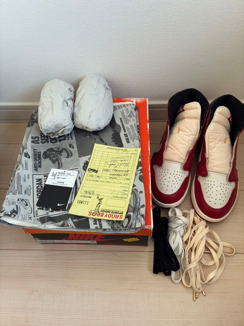 靴 Air Jordan 1 High Lost & Found/Chicago