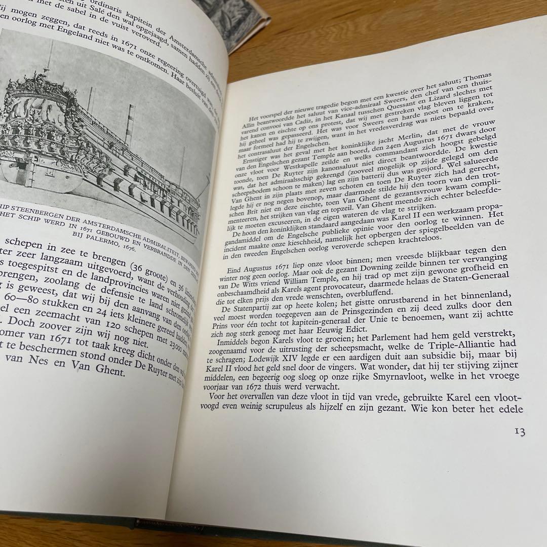 大きめの洋書　インテリア　コレクション　オランダの海の歴史