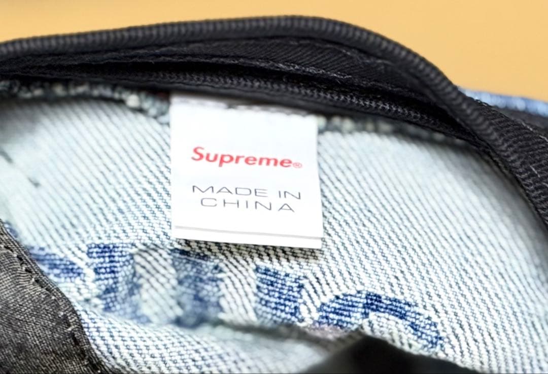 A*A様 Supreme デニムキャンプキャップ ロゴ刺繍 新品未使用