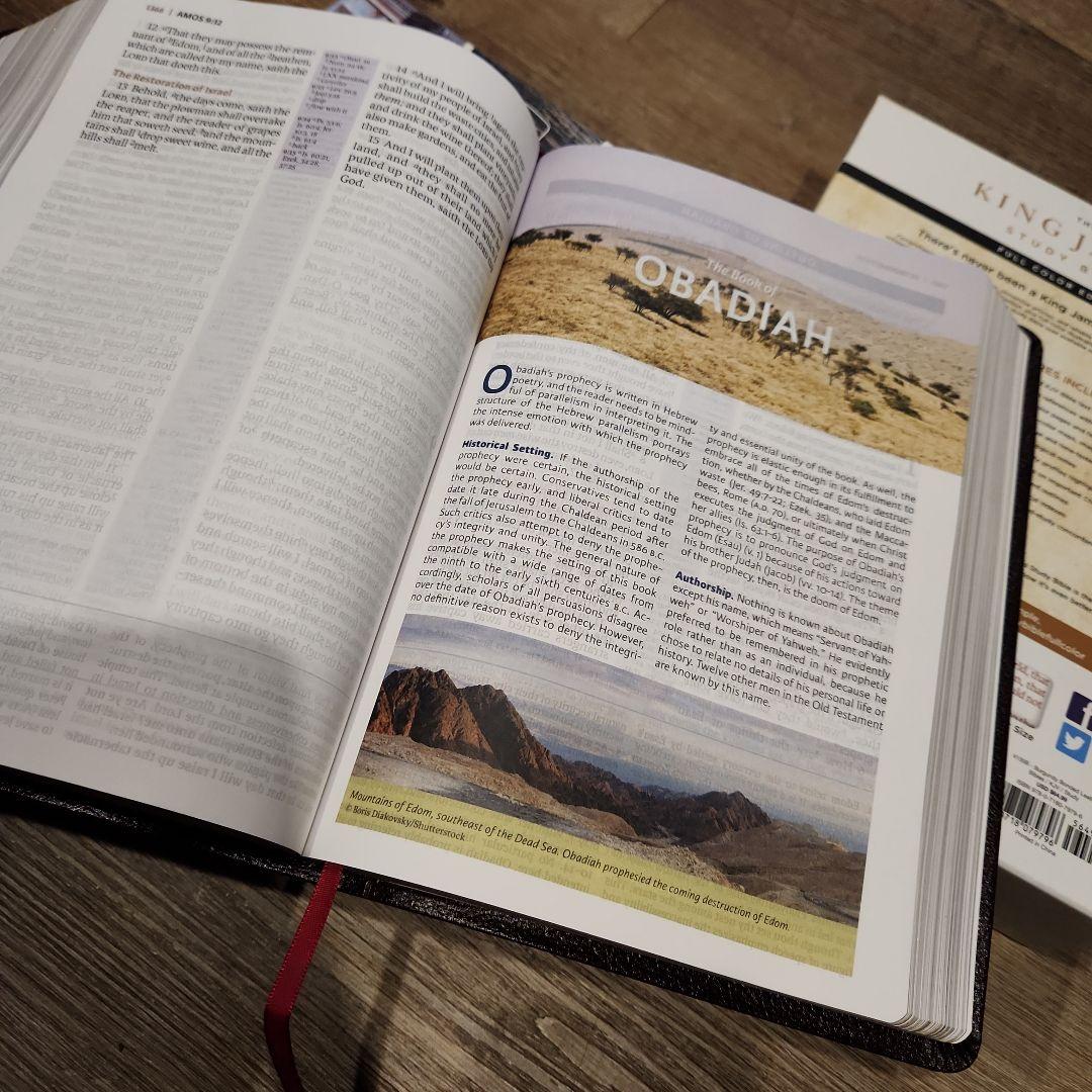 The King James Study Bible フルカラー版　聖書　英語