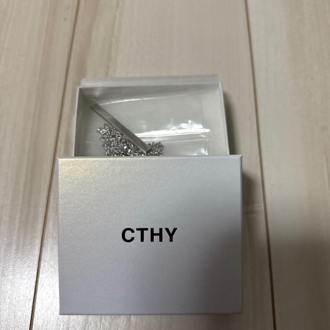 【新品】CTHY OBJECT NECKLACE RHODIUM SILVER