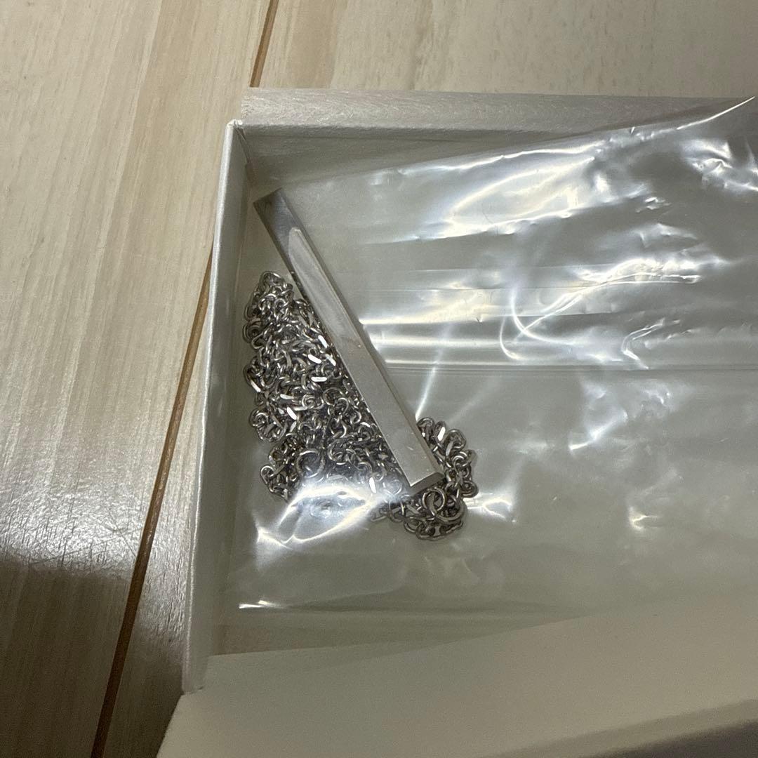 【新品】CTHY OBJECT NECKLACE RHODIUM SILVER
