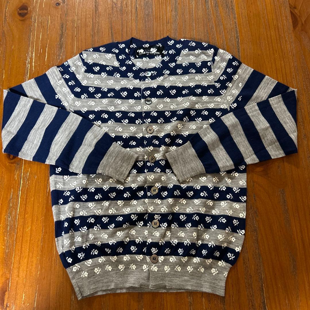 tricot COMME des GARCONSボーダーカーディガン