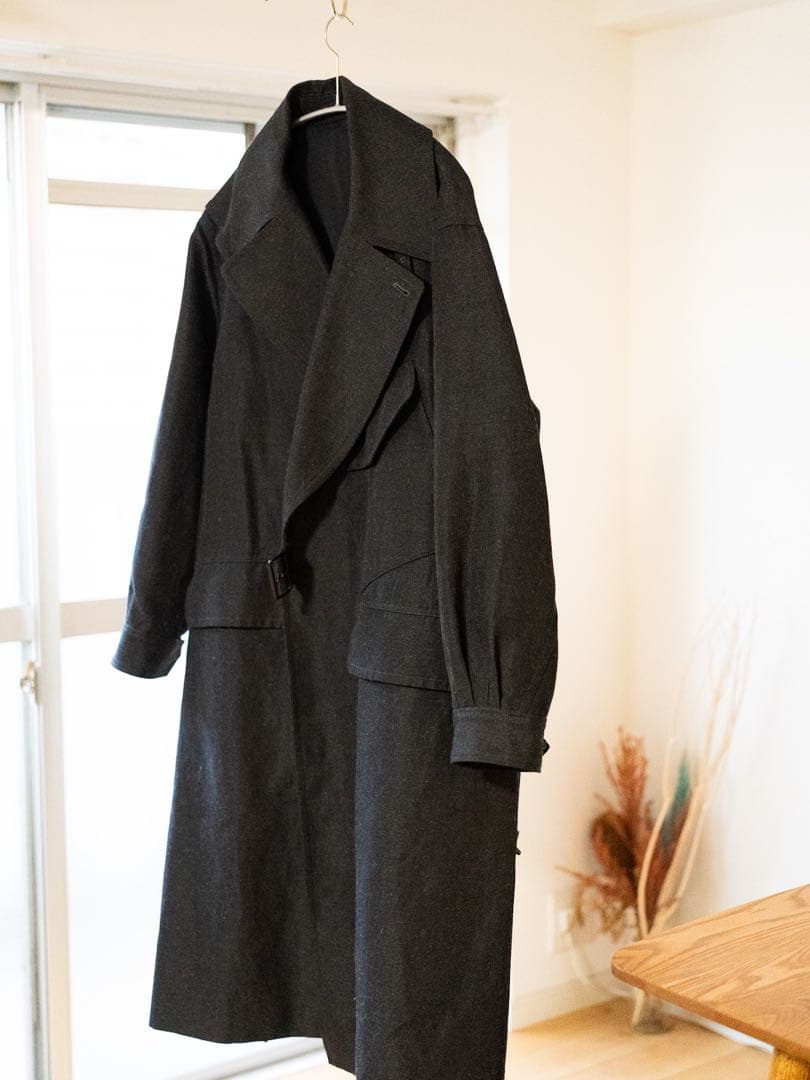 ジャケット・アウター blurhms Wool Ramie Motorcycle Coat/2