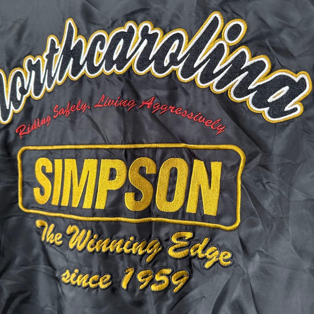 SIMPSON MA-1 ジャケット フライトジャケット　バイク　ライダース