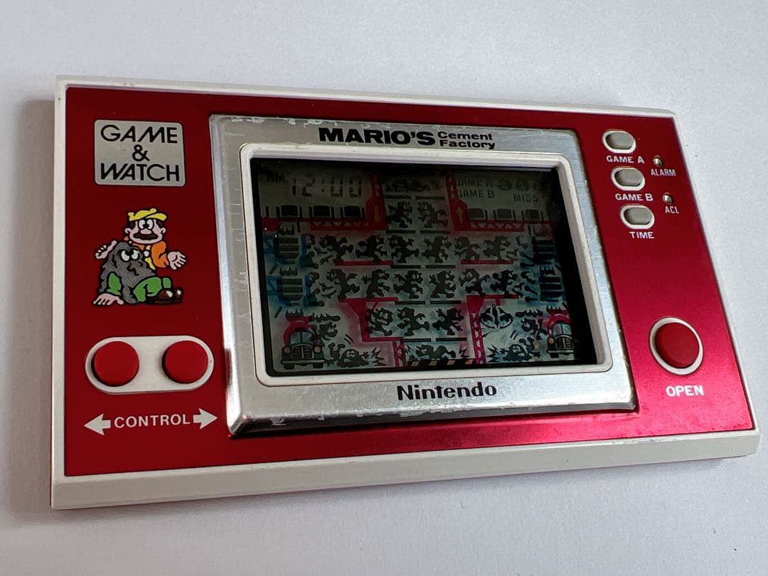ニンテンドー ゲームウォッチ マリオズセメントファクトリー 任天堂