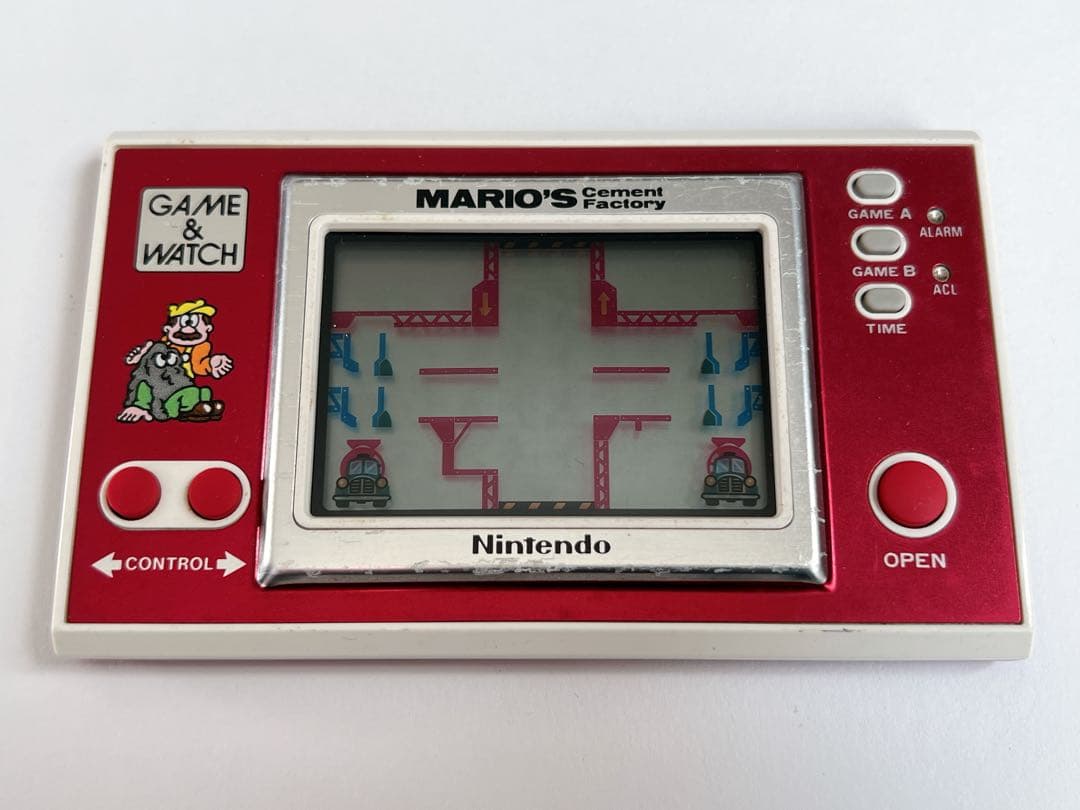 ニンテンドー ゲームウォッチ マリオズセメントファクトリー 任天堂
