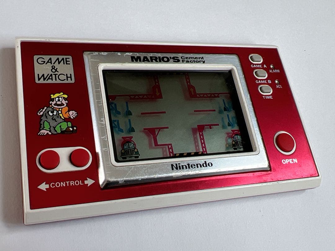 ニンテンドー ゲームウォッチ マリオズセメントファクトリー 任天堂