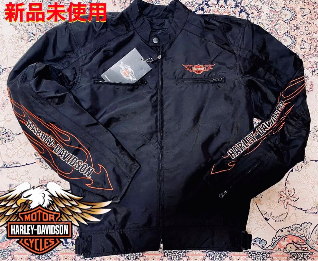 未使用保管品 HARLEY-DAVIDSONロゴジャケット ハーレーフレアーロゴ
