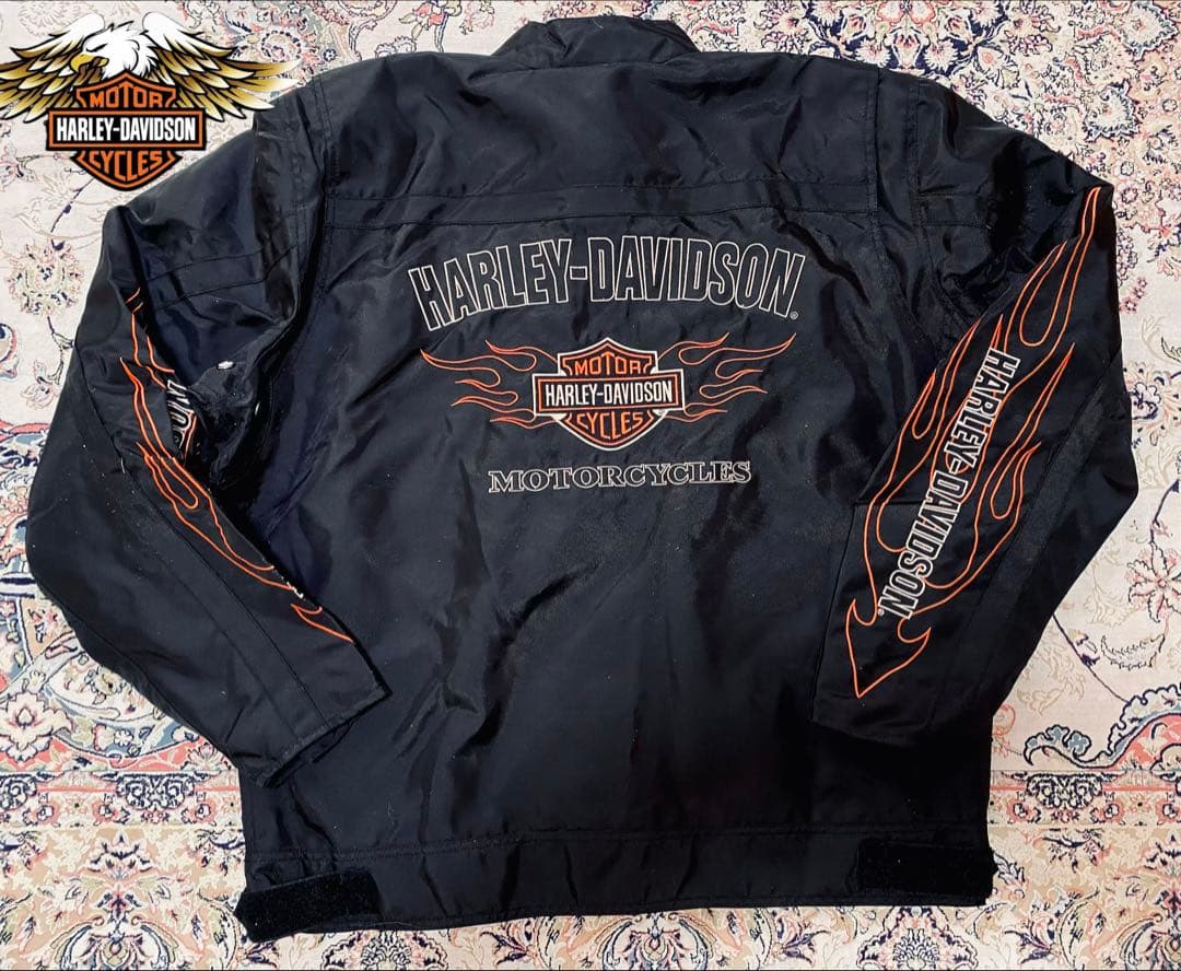 未使用保管品 HARLEY-DAVIDSONロゴジャケット ハーレーフレアーロゴ