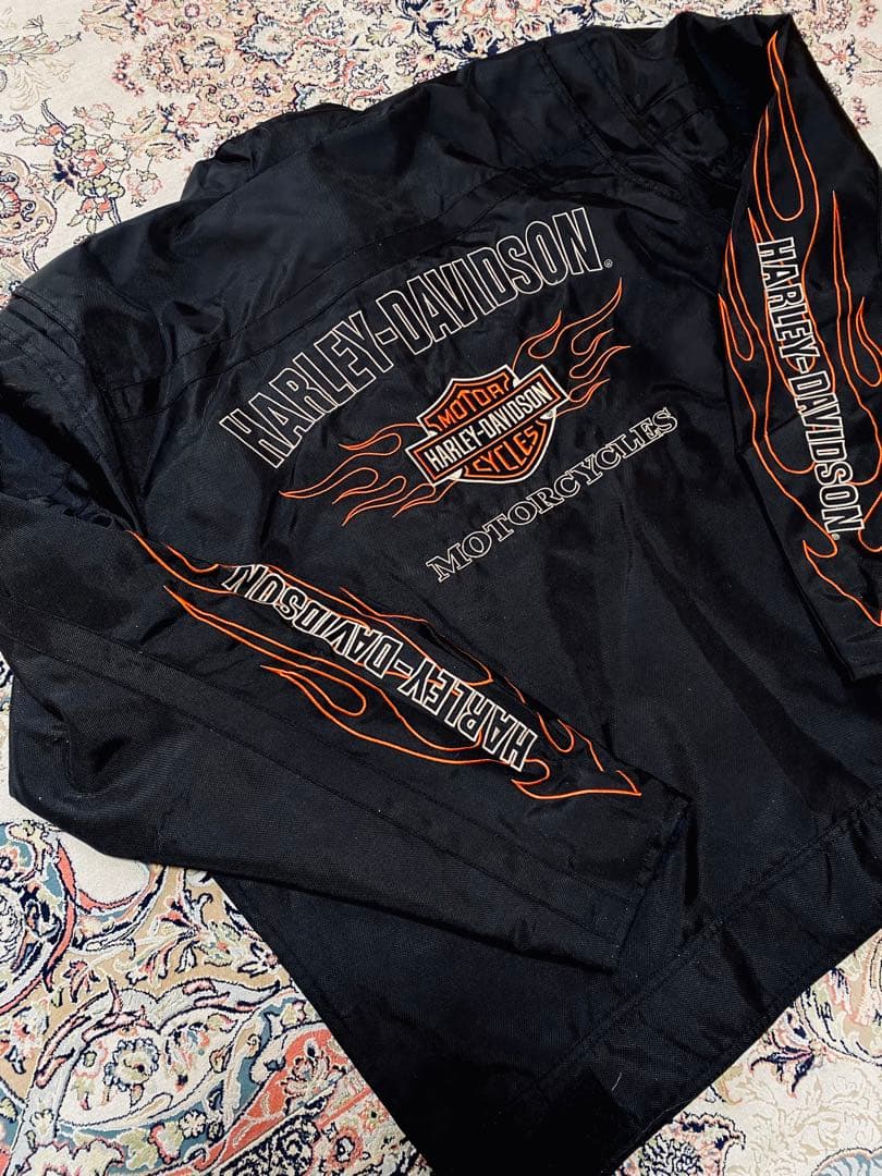 未使用保管品 HARLEY-DAVIDSONロゴジャケット ハーレーフレアーロゴ