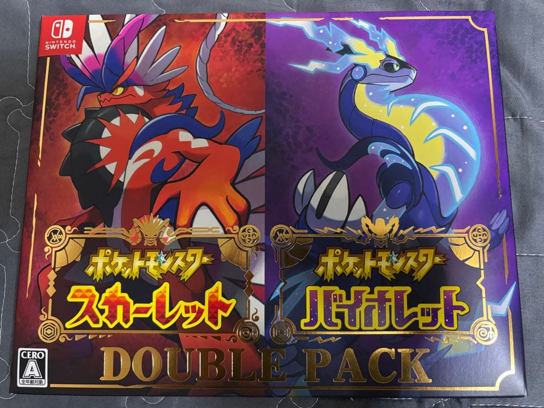 【未使用品】ポケットモンスター スカーレット & バイオレット ダブルパック
