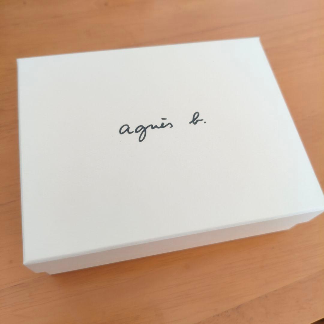 アニエスベー三つ折り財布ブラウン