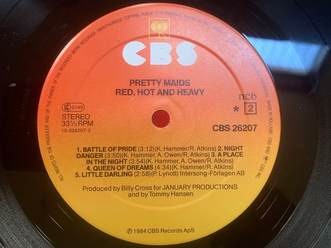 洋楽 PRETTY MAIDS - Red, Hot and Heavy