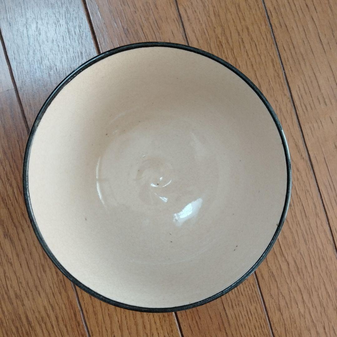 最終値下げ　中国骨董 【乾山菖蒲】お茶碗 在銘あり 美しい茶道具大変貴重な陶磁器