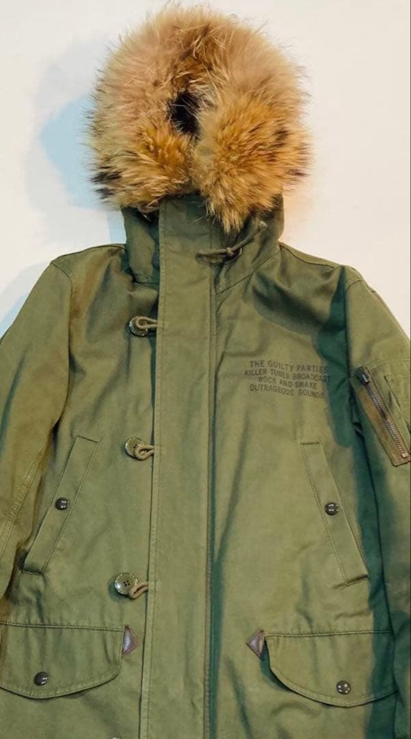 WACKO MARIA ラクーンファー レオパード　モッズコート★おまけ付き