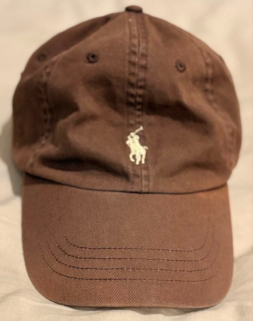 POLO ralph laurenラルフローレン　茶　ブラウンキャップ