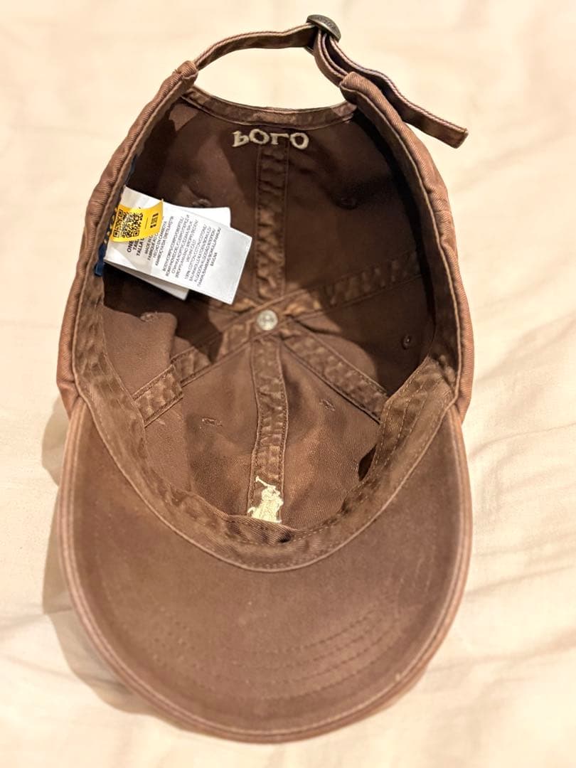 POLO ralph laurenラルフローレン　茶　ブラウンキャップ