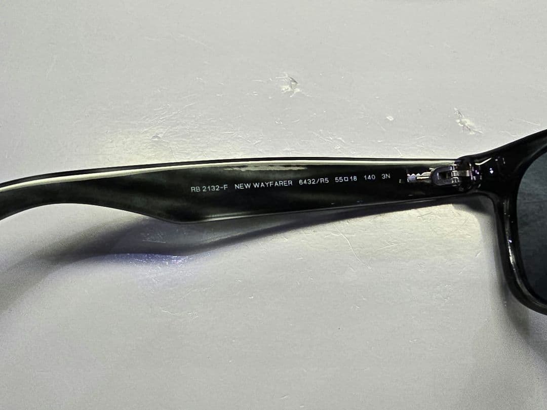オシャレ レイバン RB2132F 6432/R5 ストライプ ブルーハバナ