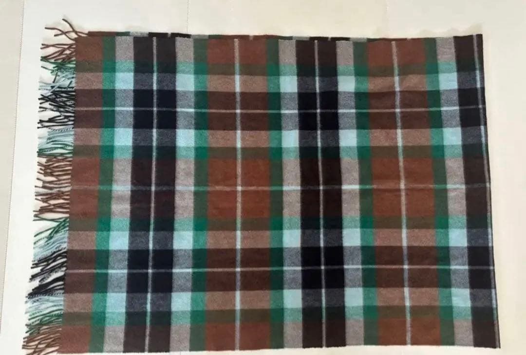 クリーニング済 ジョンストンズ Johnstons カシミヤ 大判 マフラー