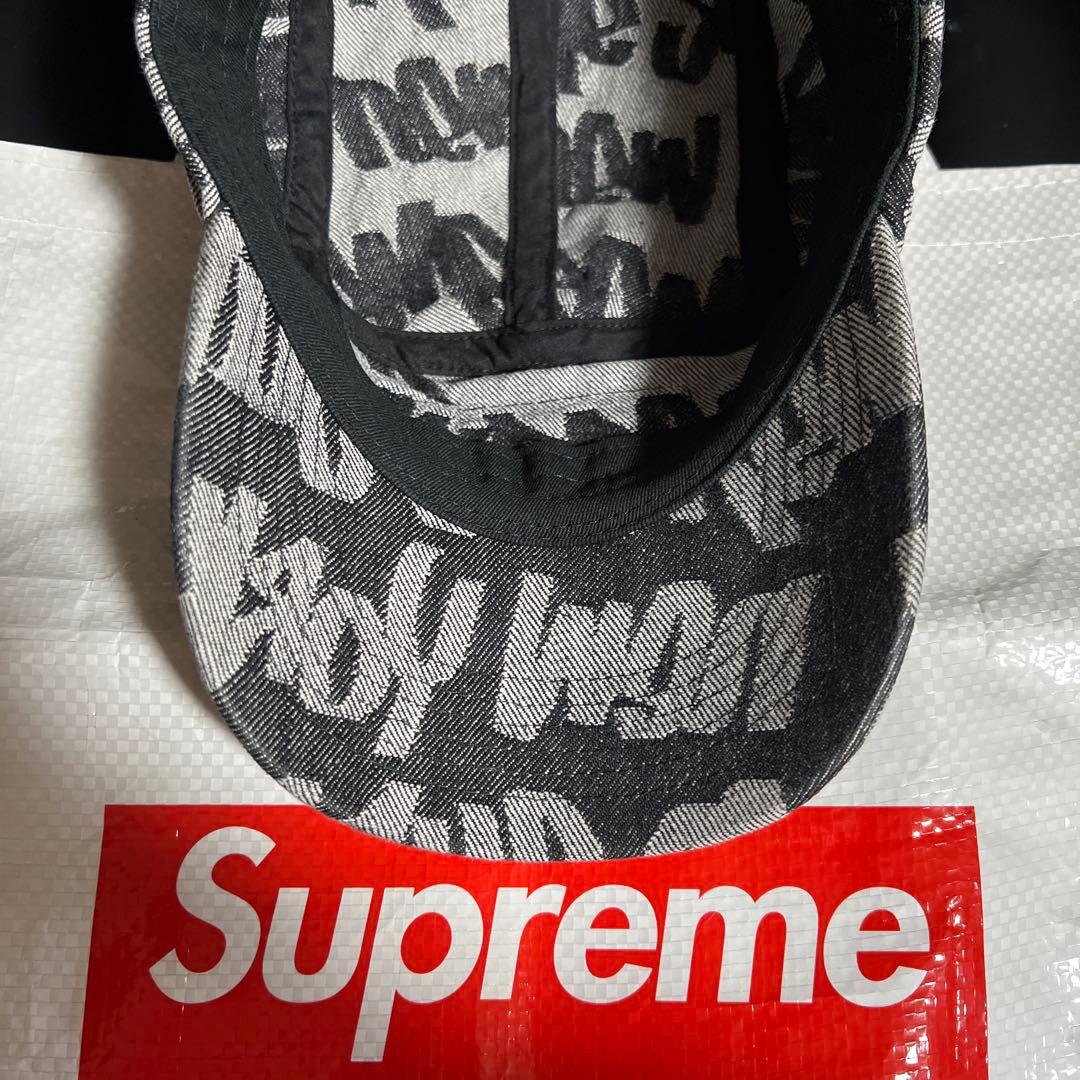 最終値下　正規品　美品　Supreme ワークキャップ デニムブラック