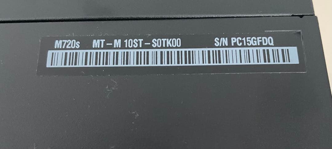 Windowsデスクトップ Lenovo ThinkCentre M720s Win10 Pro 64bit