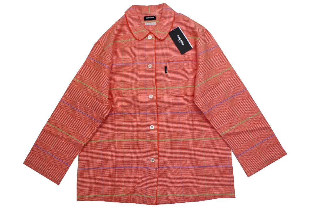 【新品】レノマ renoma 秋冬物厚手ネル地パジャマ（L）№B11