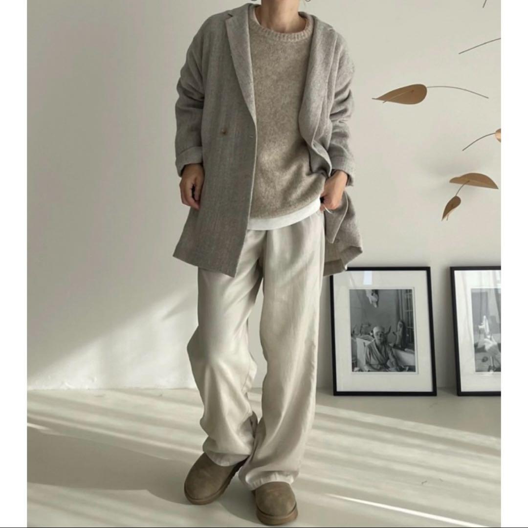ジャケット・アウター argue SHETLAND WOOL LINEN TWIST JACKET