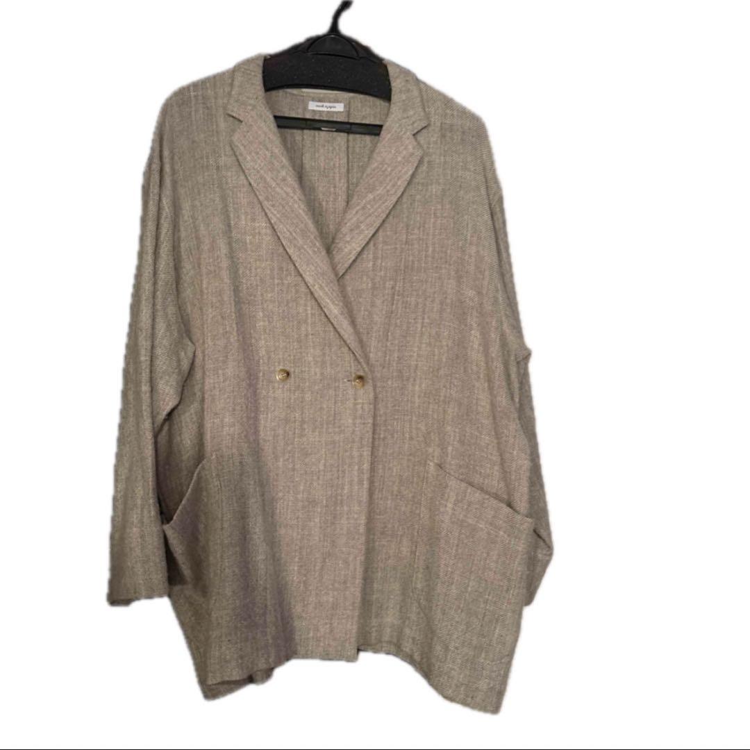 ジャケット・アウター argue SHETLAND WOOL LINEN TWIST JACKET