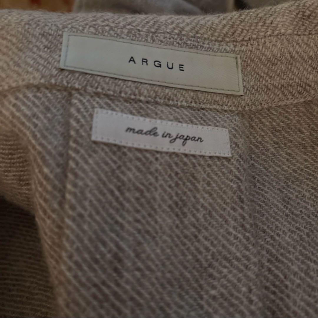 ジャケット・アウター argue SHETLAND WOOL LINEN TWIST JACKET