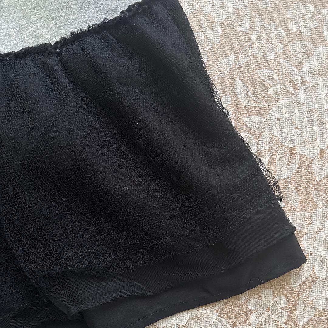 RED VALENTINO チュールスカート　スウェットワンピース