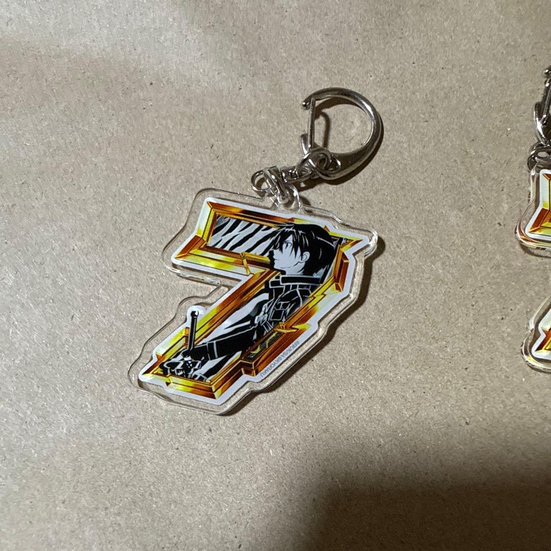 ソードアートオンライン　パチンコ　京楽　アクリルキーホルダー　ゼブラ　3点セット