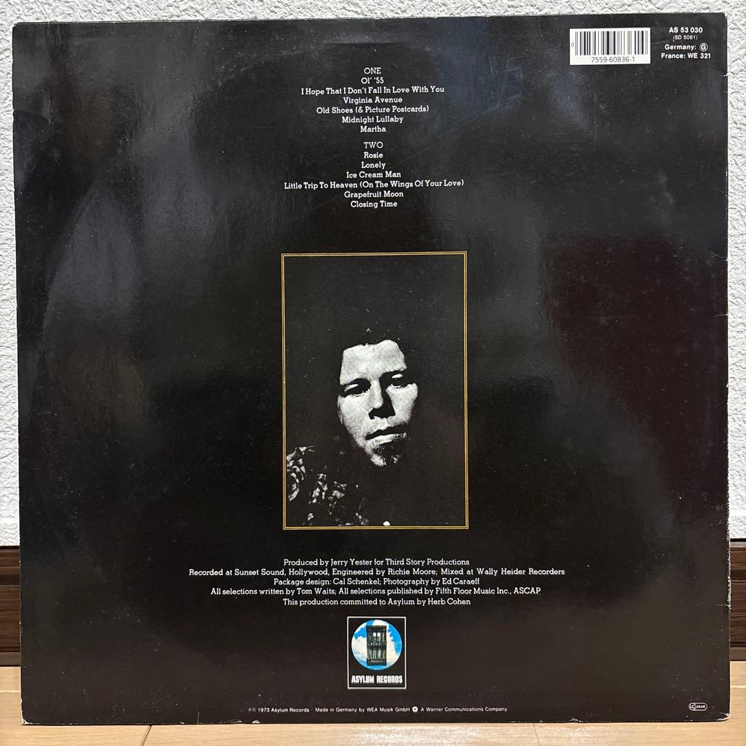Tom Waits Closing Time レコード LP トム・ウェイツ
