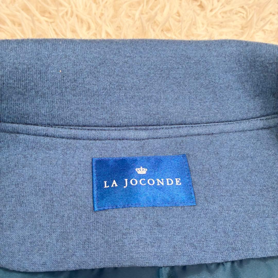 LA JOCONDE ラ ジョコンダ 配色デザイン ウール ロングコート 38