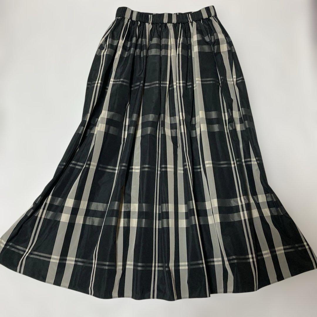 [極美品]ユナイテッドアローズ タフタスカート　M 手洗い可能