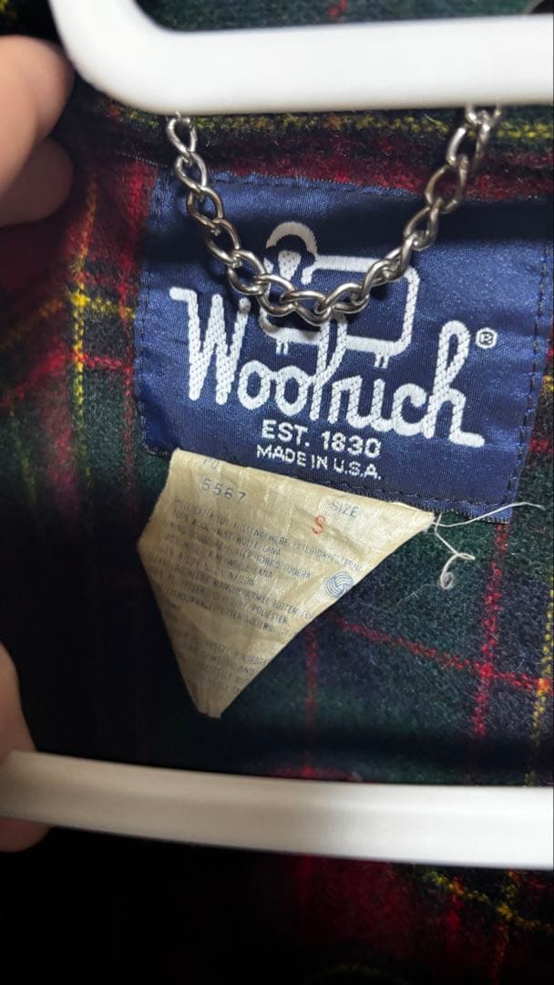 Woolrich ネイビー ジップアップジャケット
