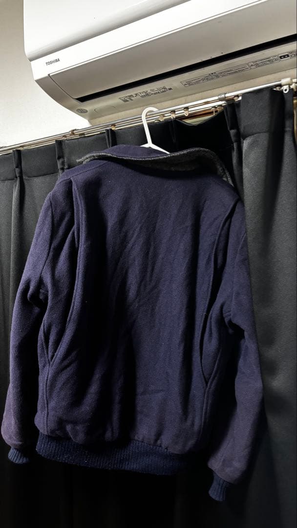 Woolrich ネイビー ジップアップジャケット