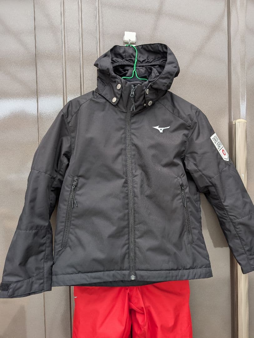 Mizuno スキーウェア 子ども用 赤黒　140cm