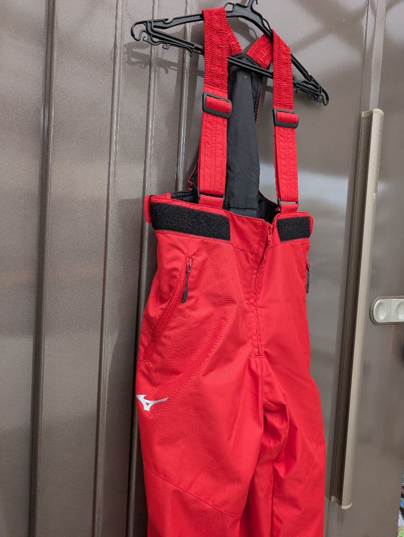 Mizuno スキーウェア 子ども用 赤黒　140cm