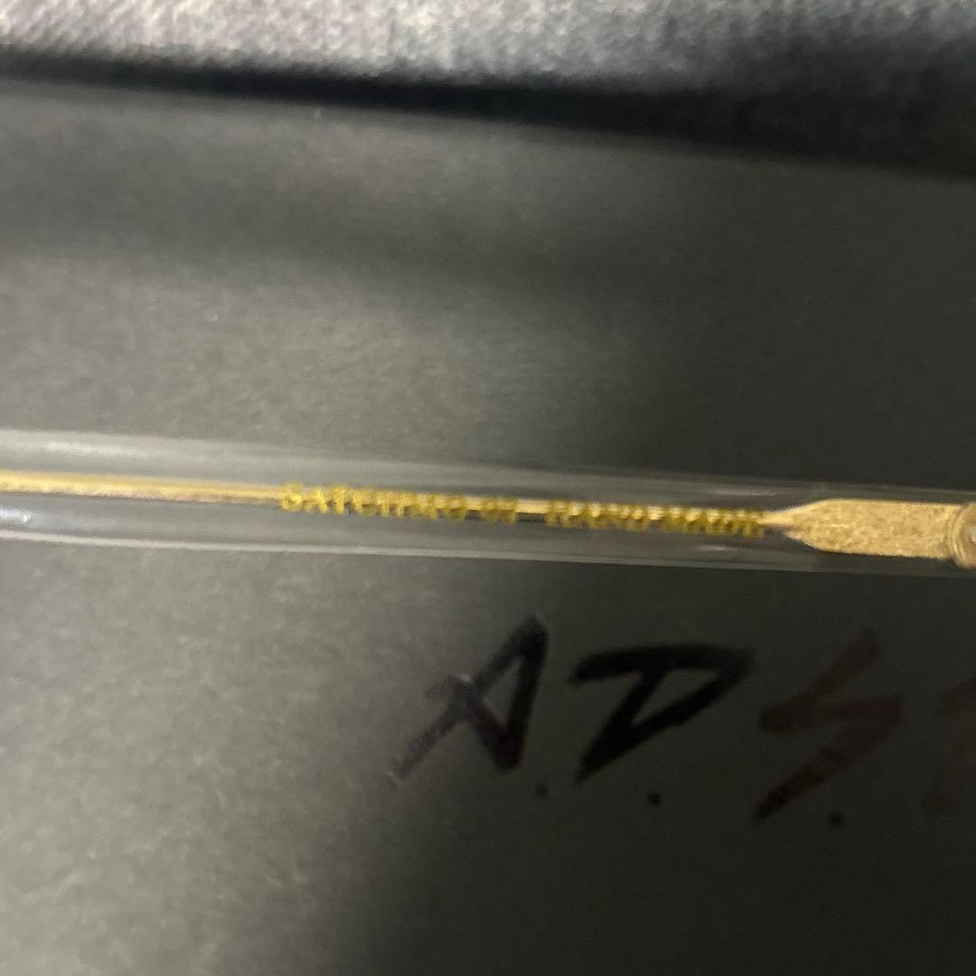 A.D.S.R. サングラス クリアフレーム ゴールド 箱あり ケースなし