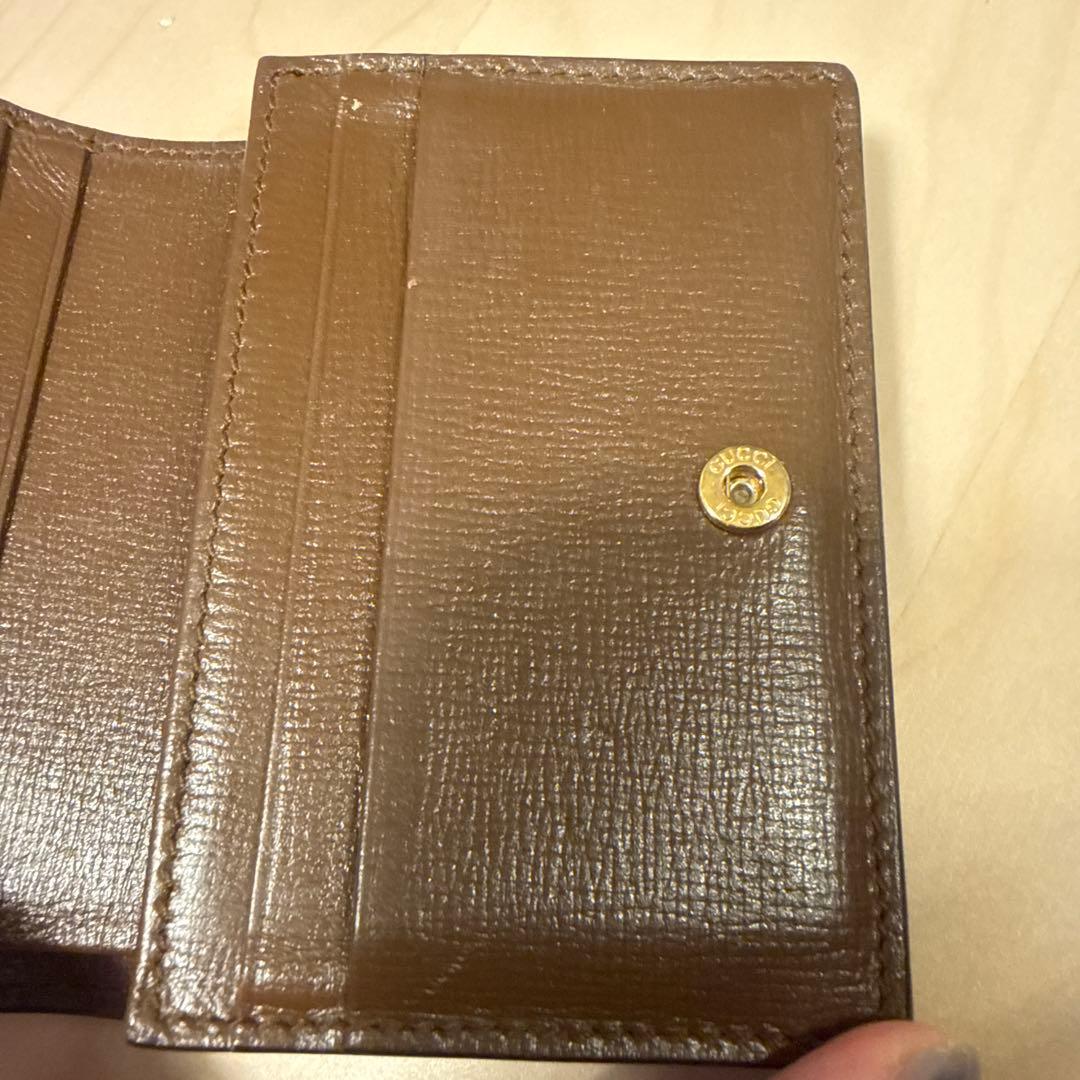美品　GUCCI ハート型ロゴ 折り財布　箱付き