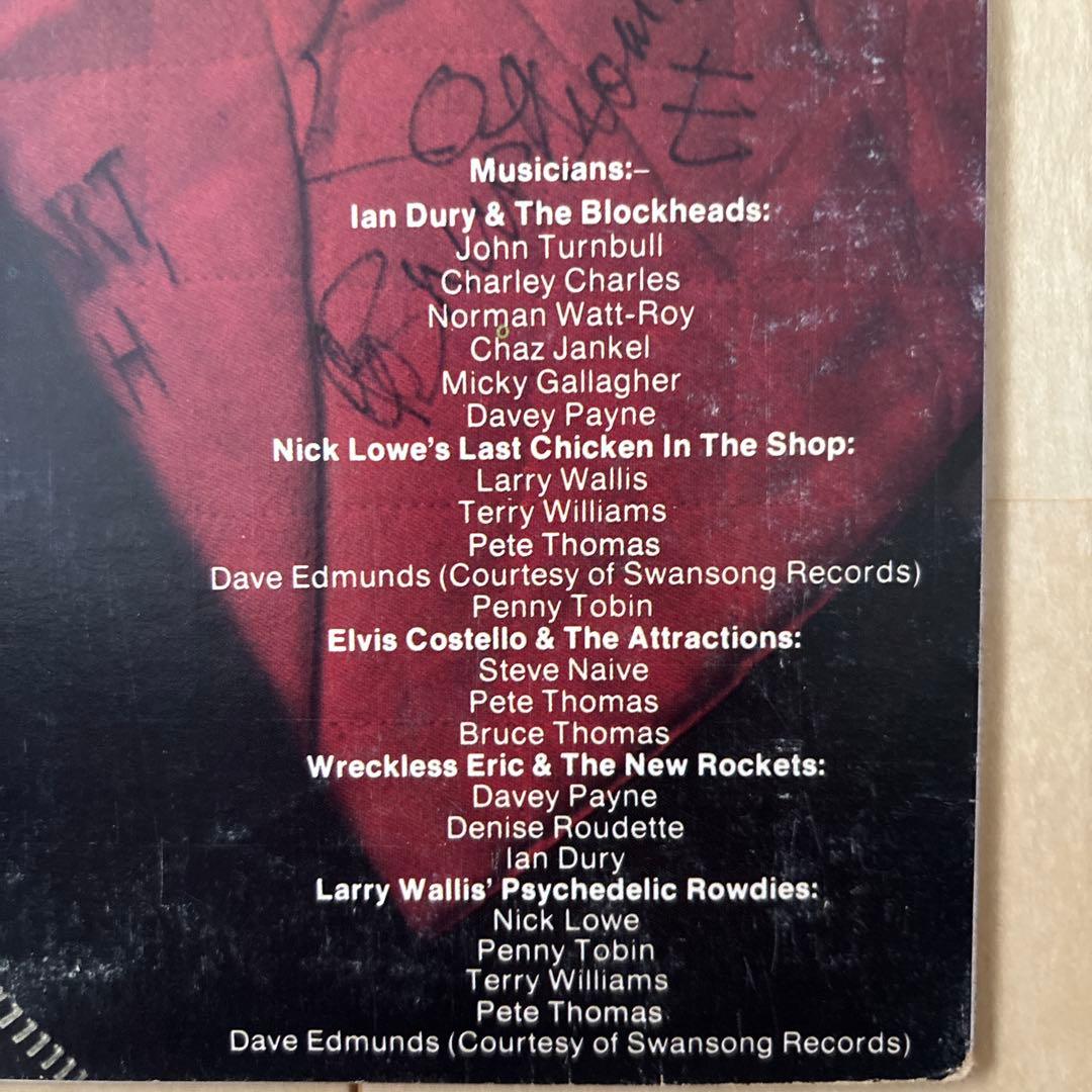 邦楽 Stiff Records Live Various Artists LP