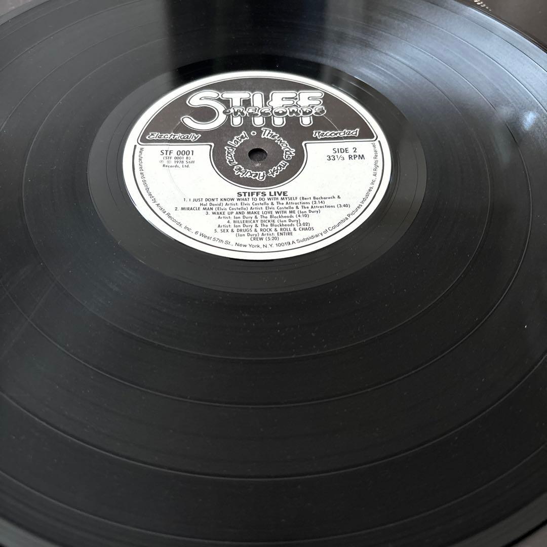 邦楽 Stiff Records Live Various Artists LP