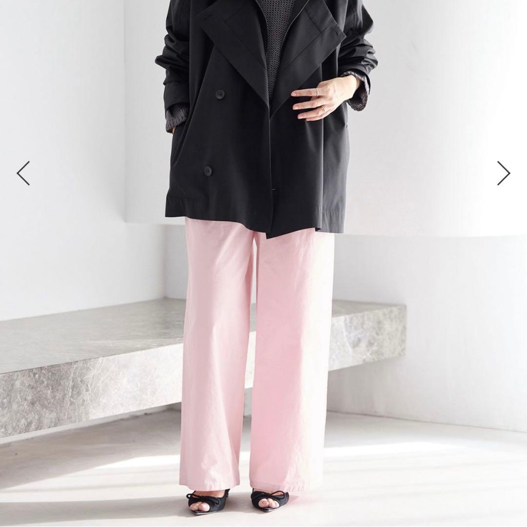 専用　　IENA LA BOUCLE コットンキャンバスフレアパンツ