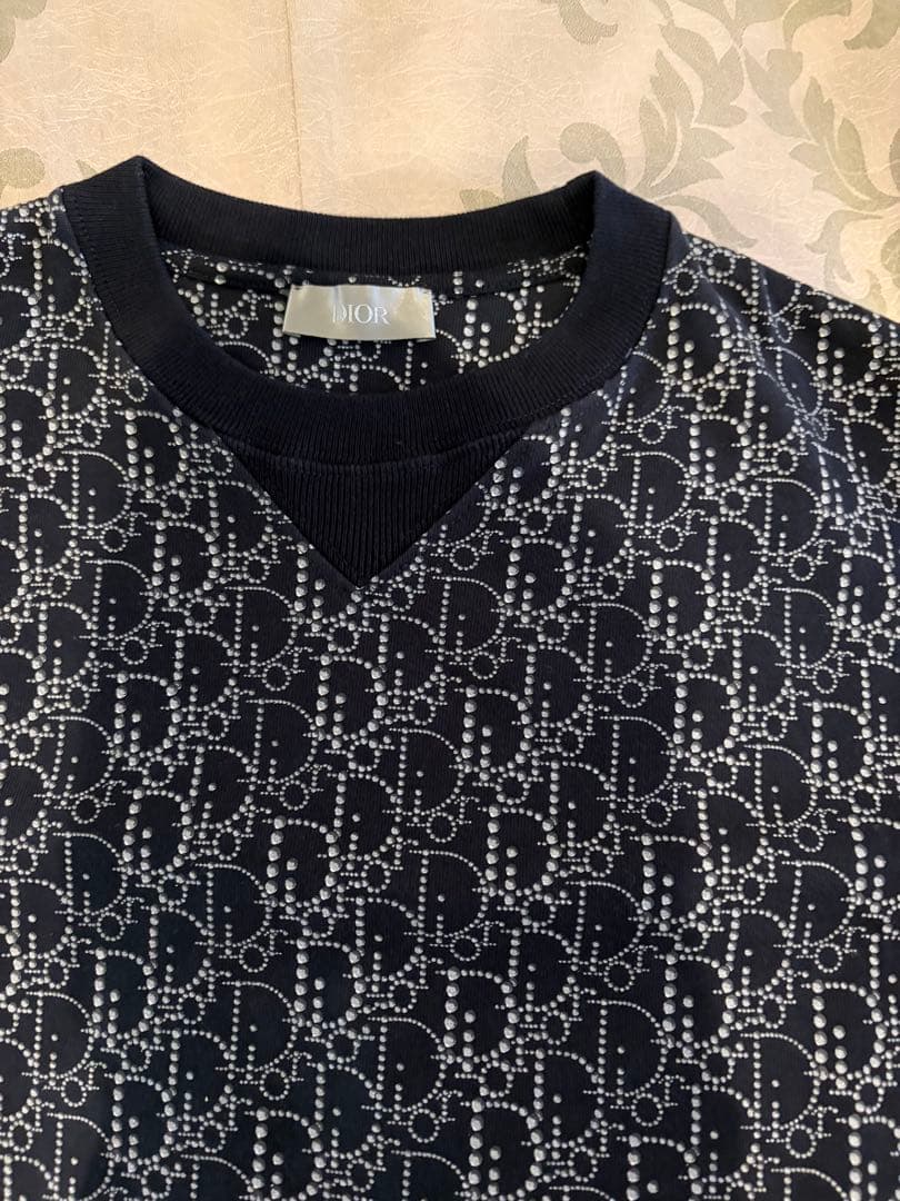 <未使用・激安出品>DIOR ネイビー Tシャツ XXS