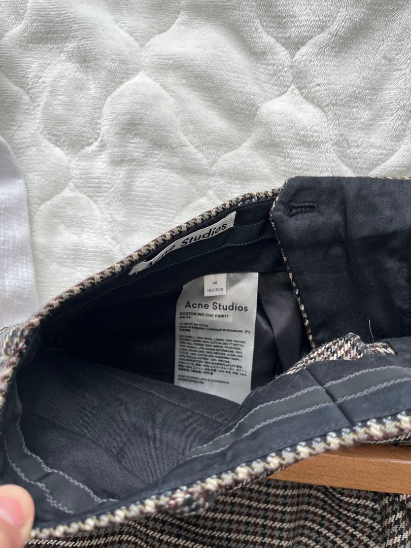 acne studios 千鳥格子柄セットアップ