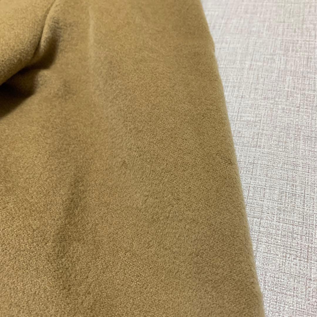 ヘルノ HERNO ステンカラーコート キャメル ロング 40サイズ カシミヤ混
