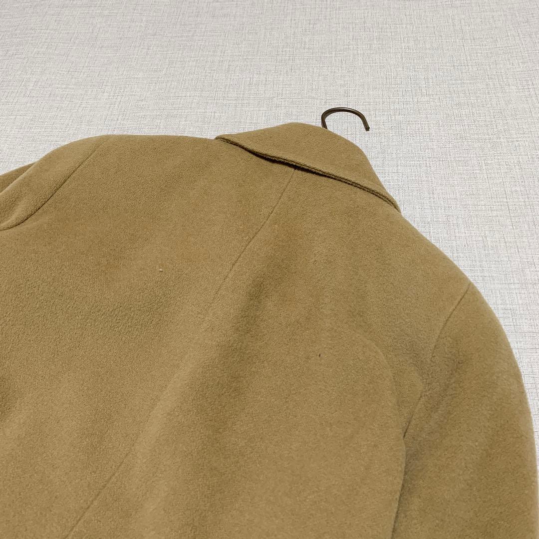 ヘルノ HERNO ステンカラーコート キャメル ロング 40サイズ カシミヤ混