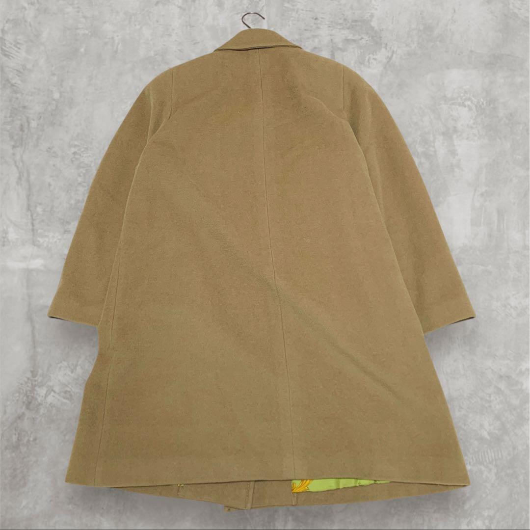 ヘルノ HERNO ステンカラーコート キャメル ロング 40サイズ カシミヤ混