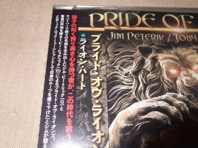 PRIDE OF LIONS,メロハー,新品,Jim Peterik,AOR